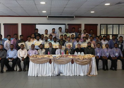 زيارة وفد مشروع وقاية الشباب الى سريلانكا 2015