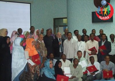 دورات المشروع بالتعاون مع جمعية وابل الخير الخيرية في السودان 2011