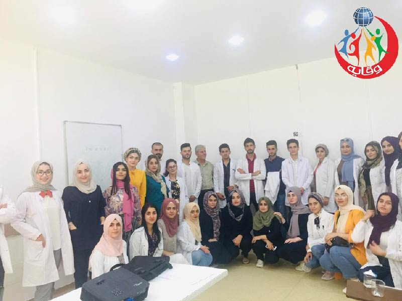 دورة للمدرب هدايت هورامى حول وقاية الشباب من الأمراض المنقولة جنسياً في مستشفى هيوا في كردستان 2019