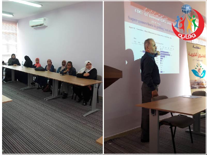 محاضرة حول وقاية الشباب من الأمراض المنقولة جنسياً للمحاضر غسان الصيفي في الزرقاء – الأردن 2019