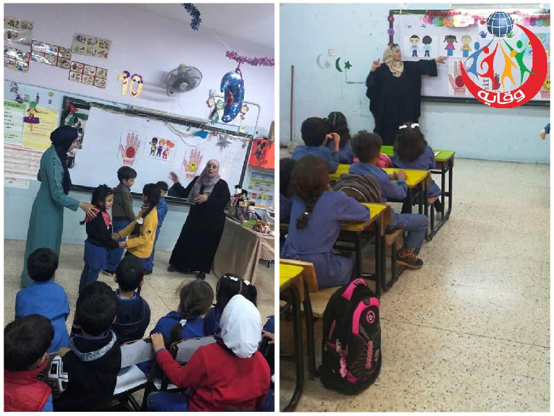 ورشة للأطفال تقدمها المحاضره سهير أبوغوش حول وقايتهم من التحرش في عمان – الأردن 2019