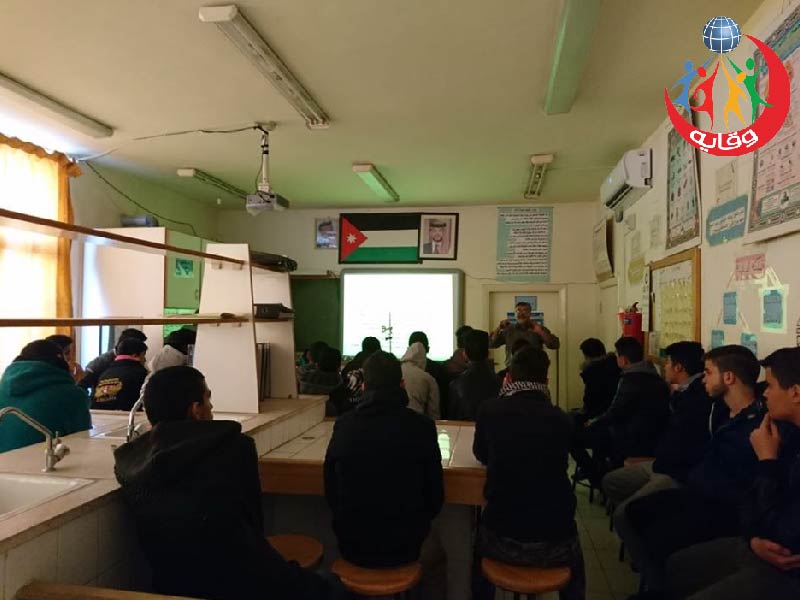 محاضرة جديدة للدكتور أسامة مطير في مدرسة النصر الأساسية الأولى للبنين في عمان 2019