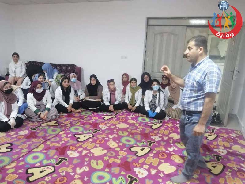 محاضرة للمدرب اركان من منظمة وقاية الشباب في كردستان-2021