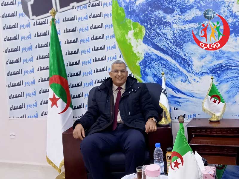 لقاء صحفي للمدرب محمد الأمين بوشريط مع جريدة المساء حول وقاية الشباب – الجزائر 2022