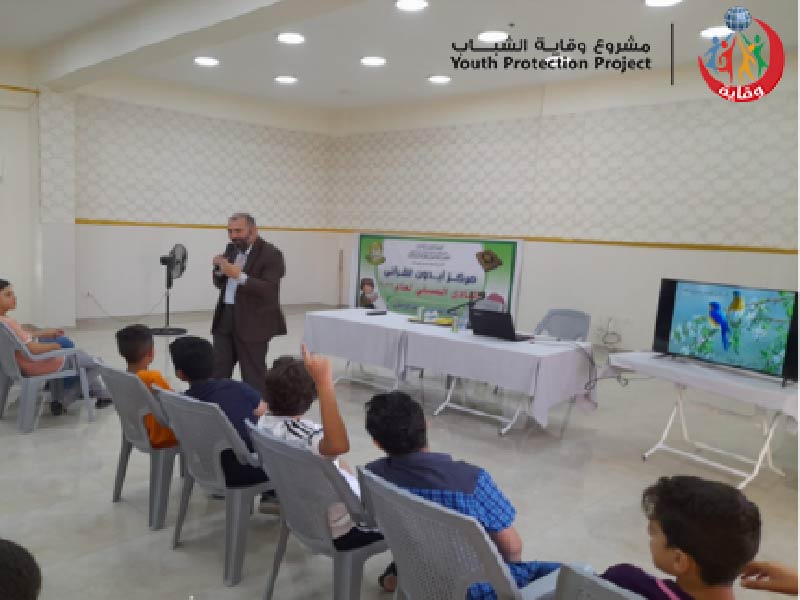 محاضرة “وقاية الشباب من الإدمان على الأجهزة الإلكترونية الحديثة” في إربد – الأردن 2022
