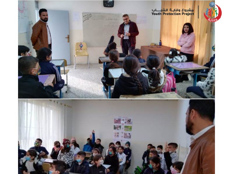 محاضرة لطلاب من المرحلة الابتدائية في السليمانية حول الجراثيم والأمراض وكيفية الوقاية منها – كردستان 2022